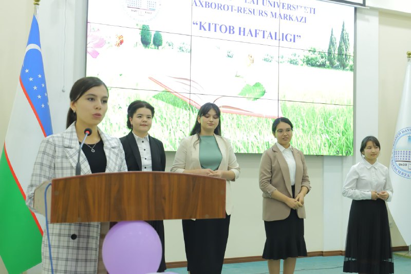urdu.uz, Urganch davlat universitetida “Kitobxonlik haftaligi”ga start berildi