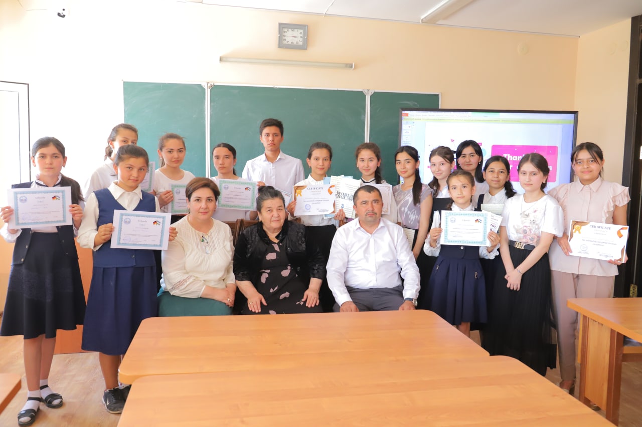 The award ceremony of the dictation contest among schoolchildren was held