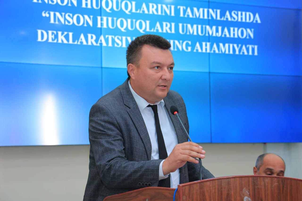 “Inson huquqlarini ta’minlashda “Inson huquqlari umumjahon deklaratsiyasi”ning ahamiyati” mavzusida uchrashuv tashkil etildi