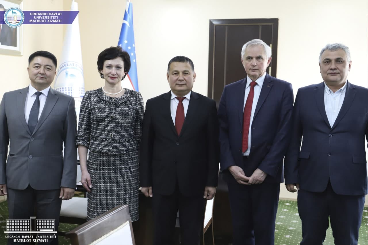 urdu.uz, Belarus Respublikasining Grodno davlat universiteti rektori Urganch davlat universitetida boʻldi
