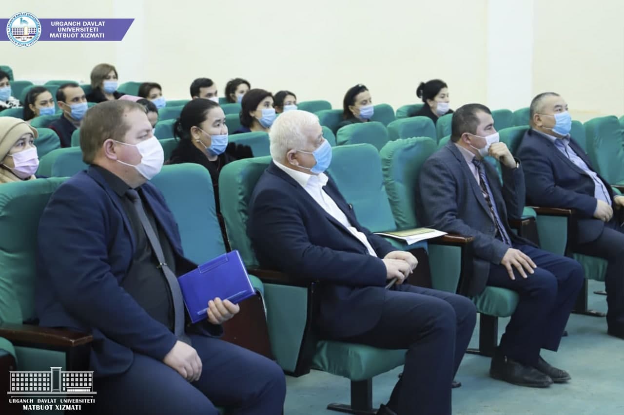 urdu.uz, Urganch davlat universiteti rektori Xorijiy filologiya fakulteti jamoasi bilan uchrashdi