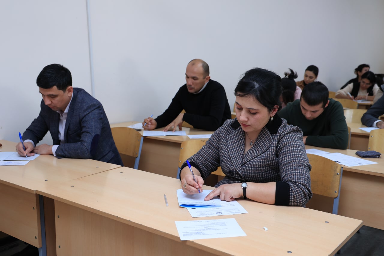 urdu.uz, Urganch davlat universitetida  2023-yilda tayanch doktoranturaga o‘qish uchun kirish hujjat topshirgan talabgorlar uchun imtihon jarayonlari boʼlib oʼtdi