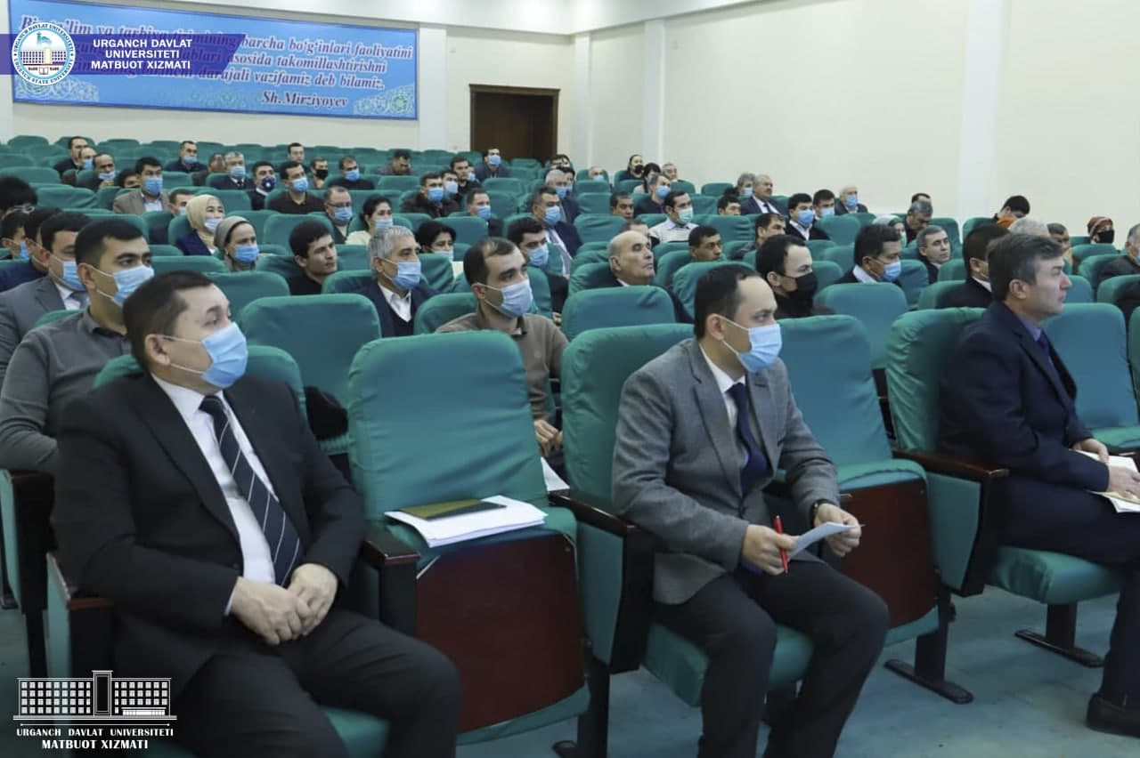 urdu.uz, Urganch davlat universiteti rektori Texnika fakulteti jamoasi bilan uchrashdi