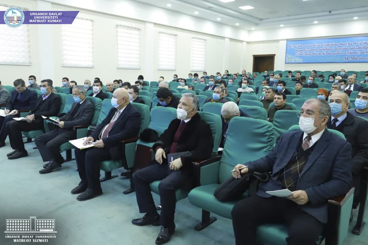 urdu.uz, Urganch davlat universiteti rektori Texnika fakulteti jamoasi bilan uchrashdi