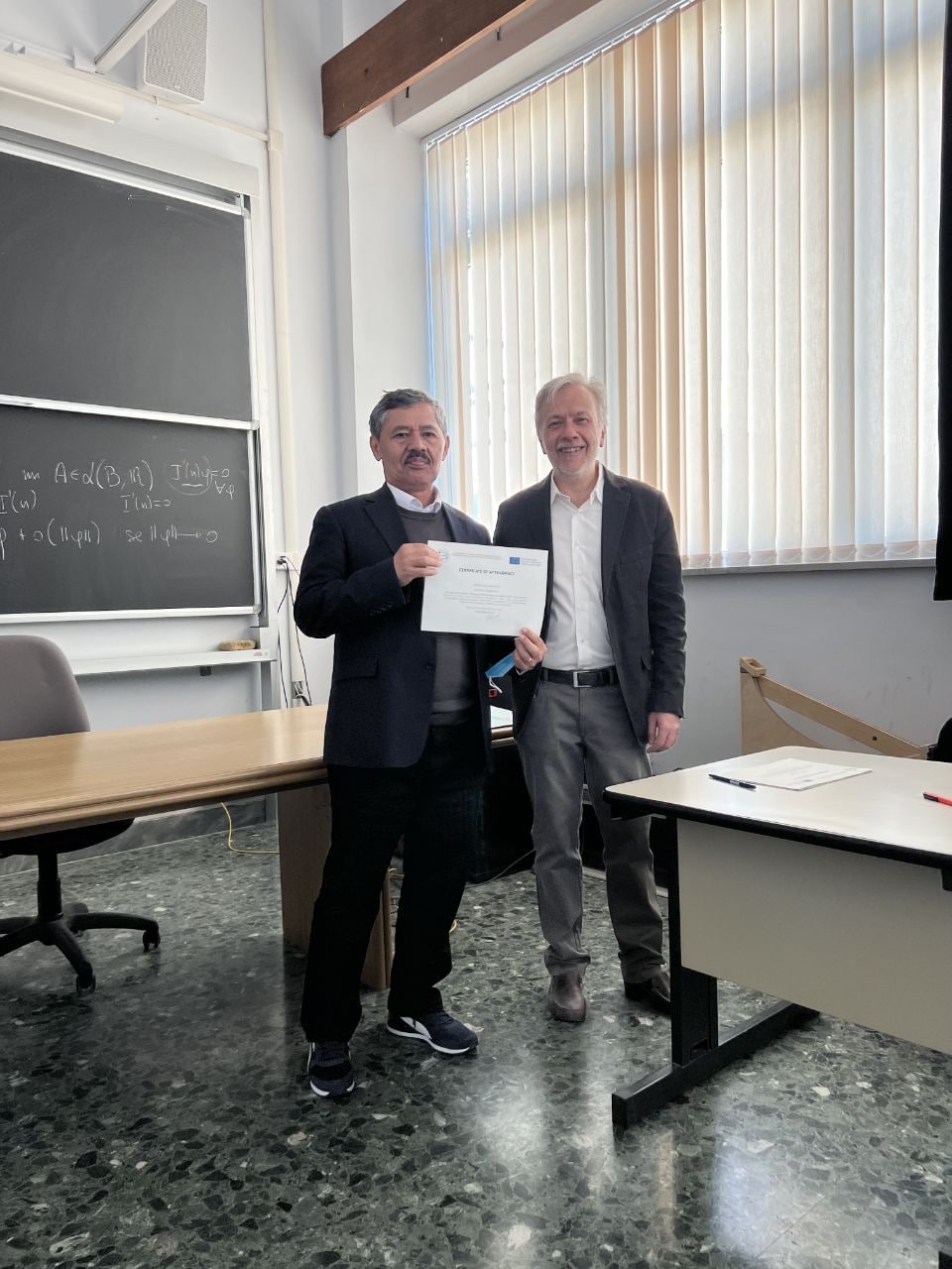 urdu.uz, Fizika-matematika fakultetining 3 nafar  professor-o'qituvchilari  Turin politexnika universitetidagi  seminarlarda ishtirok etdilar