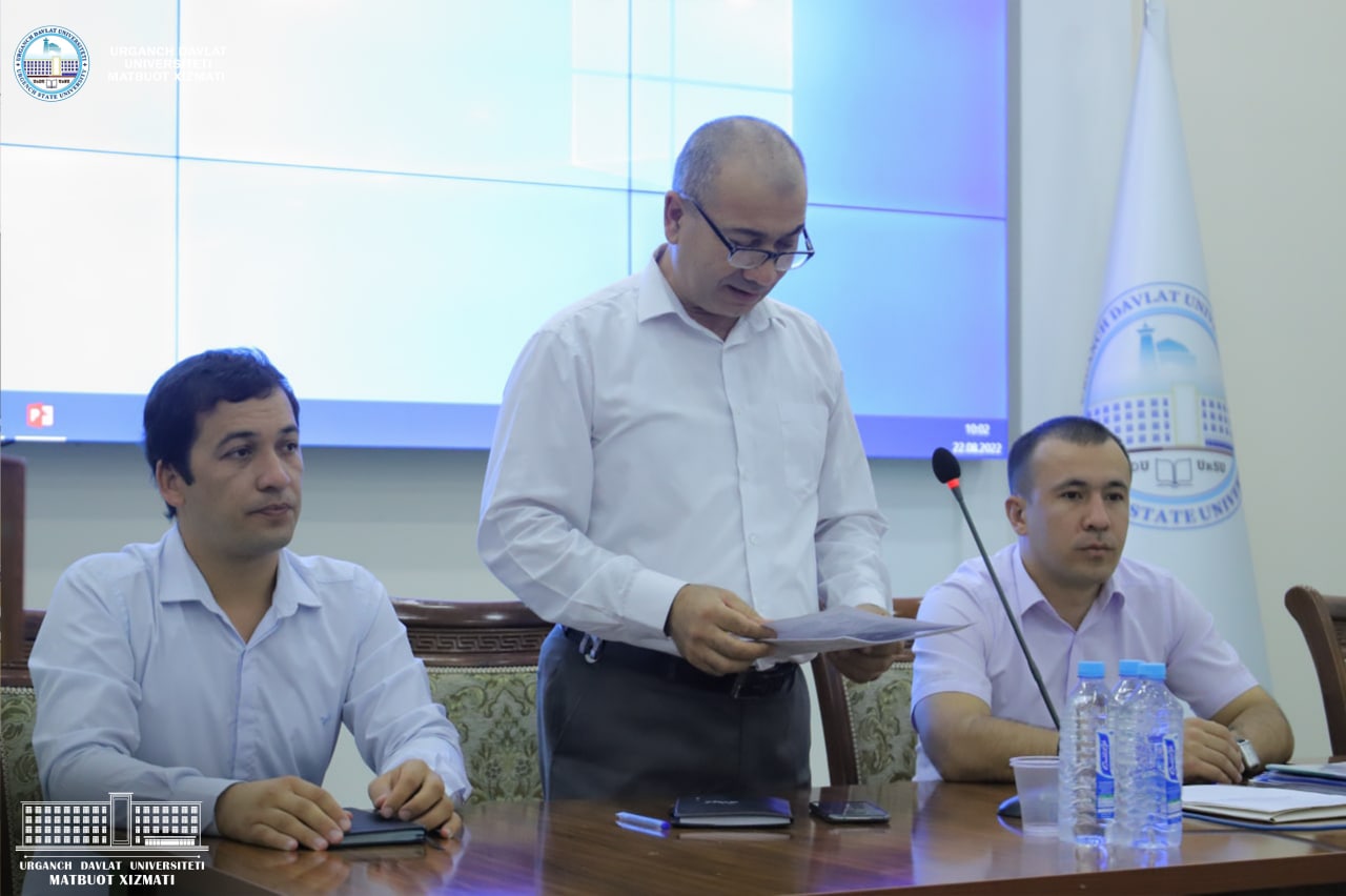 Xorazm viloyatidagi oliy ta’lim muassasalarida kredit-modul tizimi asosida оʼquv jarayonlarini tashkil etish yuzasidan seminar-trening оʼtkazildi;urdu.uz