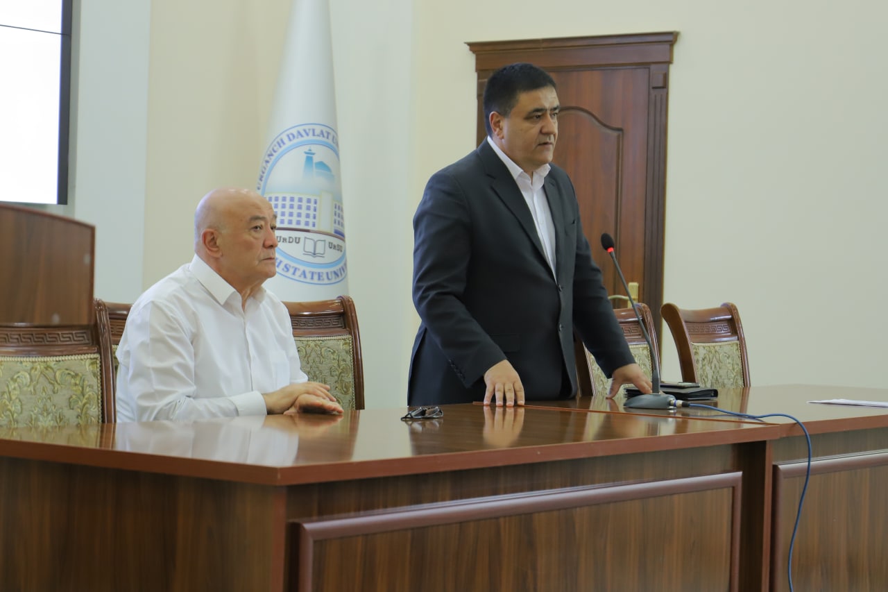 Adviser to the President Abdujabbor Abduvahidov met with officials of educational institutions in Khorezm region