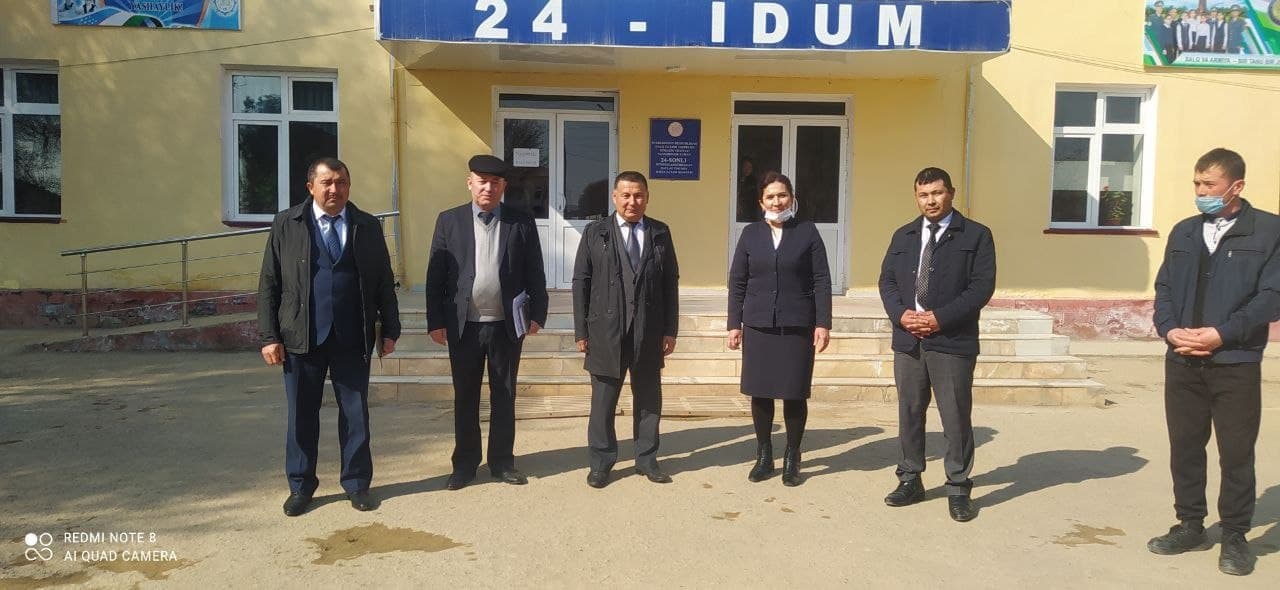 Rector of UrSU Bahrom Abdullayev met with students of schools specializing in chemistry and biology