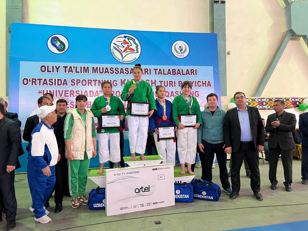 The UrSU team took part in the final of the Universiade in wrestling