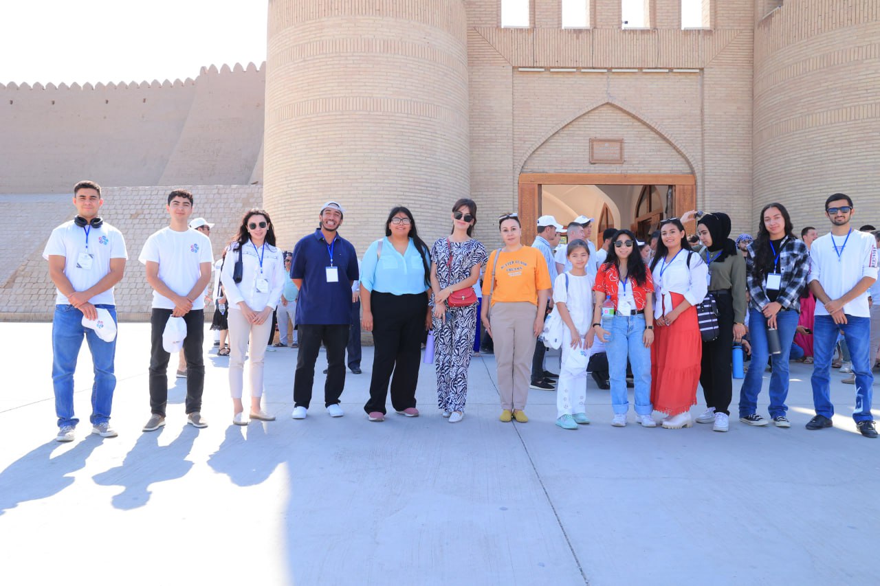 Festival participants toured Khiva 