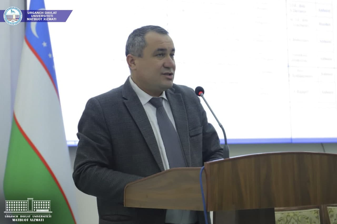 urdu.uz, Urganch davlat universiteti Kengashining 6-majlisi bo‘lib o‘tdi
