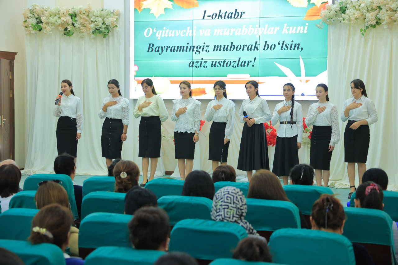urdu.uz, Urganch davlat universitetida ustozlar kuniga bagʻishlangan bayram dasturi boʻlib oʻtdi