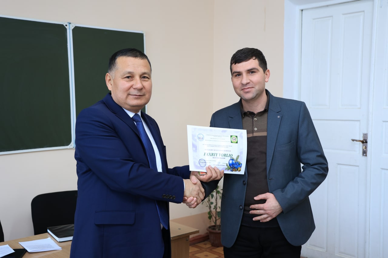 urdu.uz, Rektor Bioinjeneriya va oziq-ovqat xavfsizligi fakulteti jamoasi bilan uchrashdi