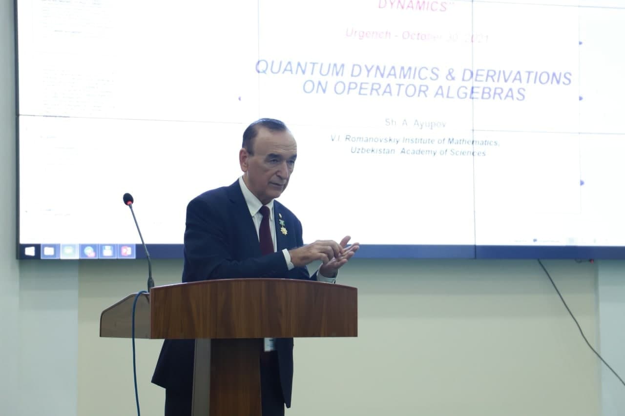 A group of mathematical scientists lectured at Urgench State University