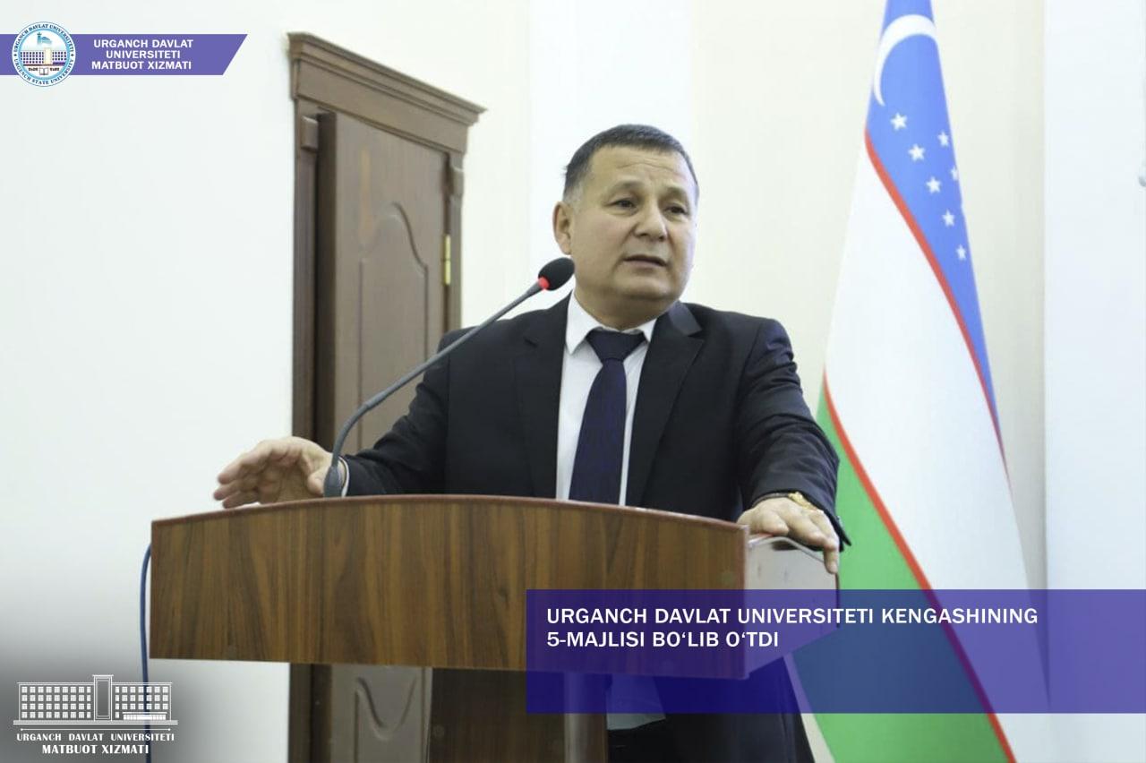 The 5th meeting of the Council of Urgench State University was held