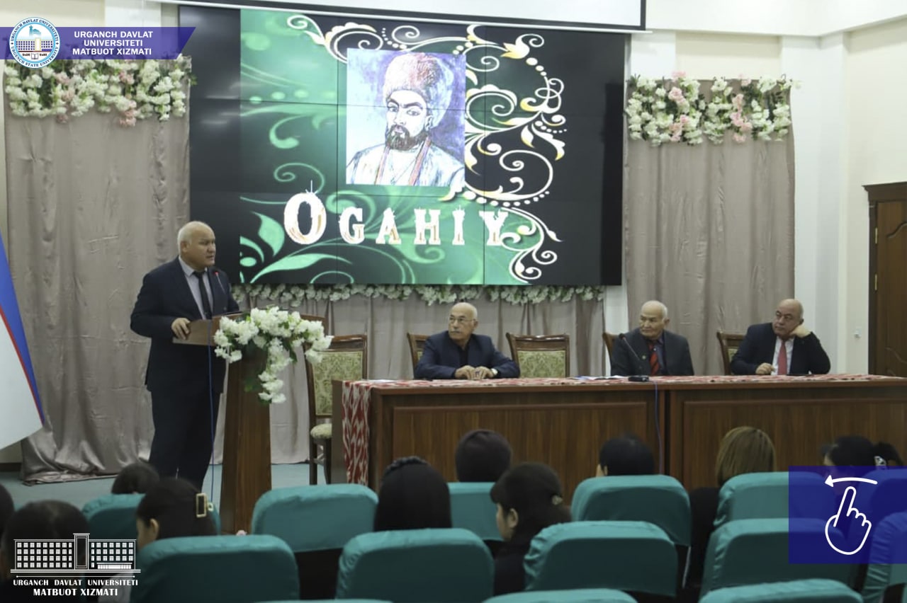 A conference dedicated to the 212th anniversary of Ogahi's birth was held