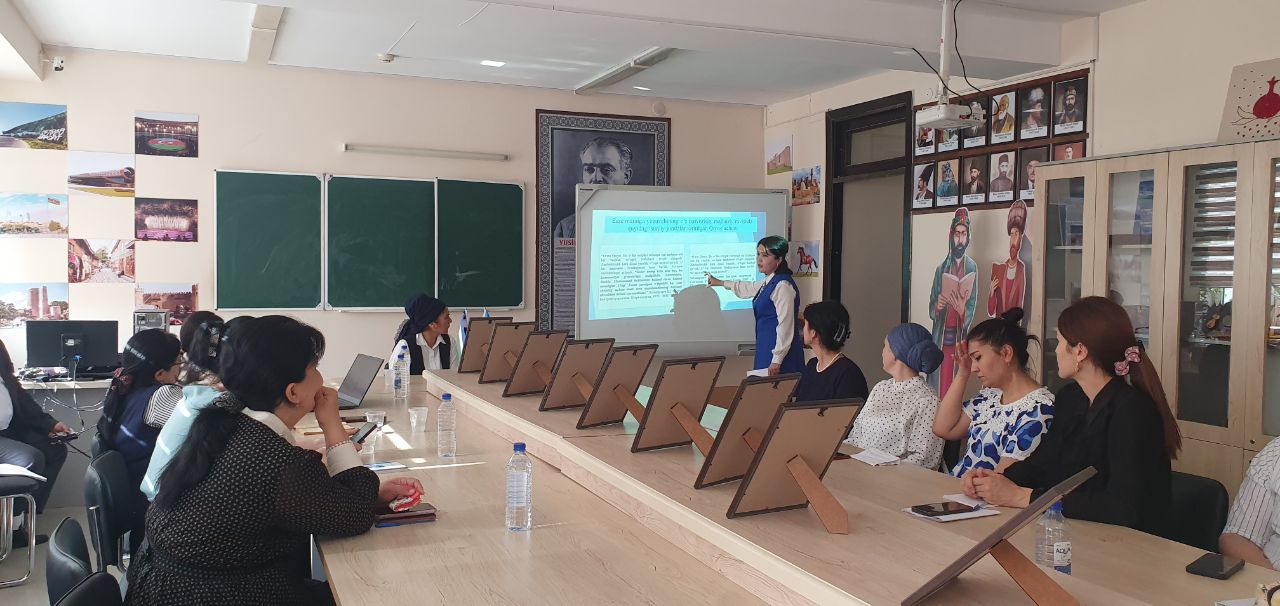 The next dissertation discussion was held at the Uzbek language and literature department