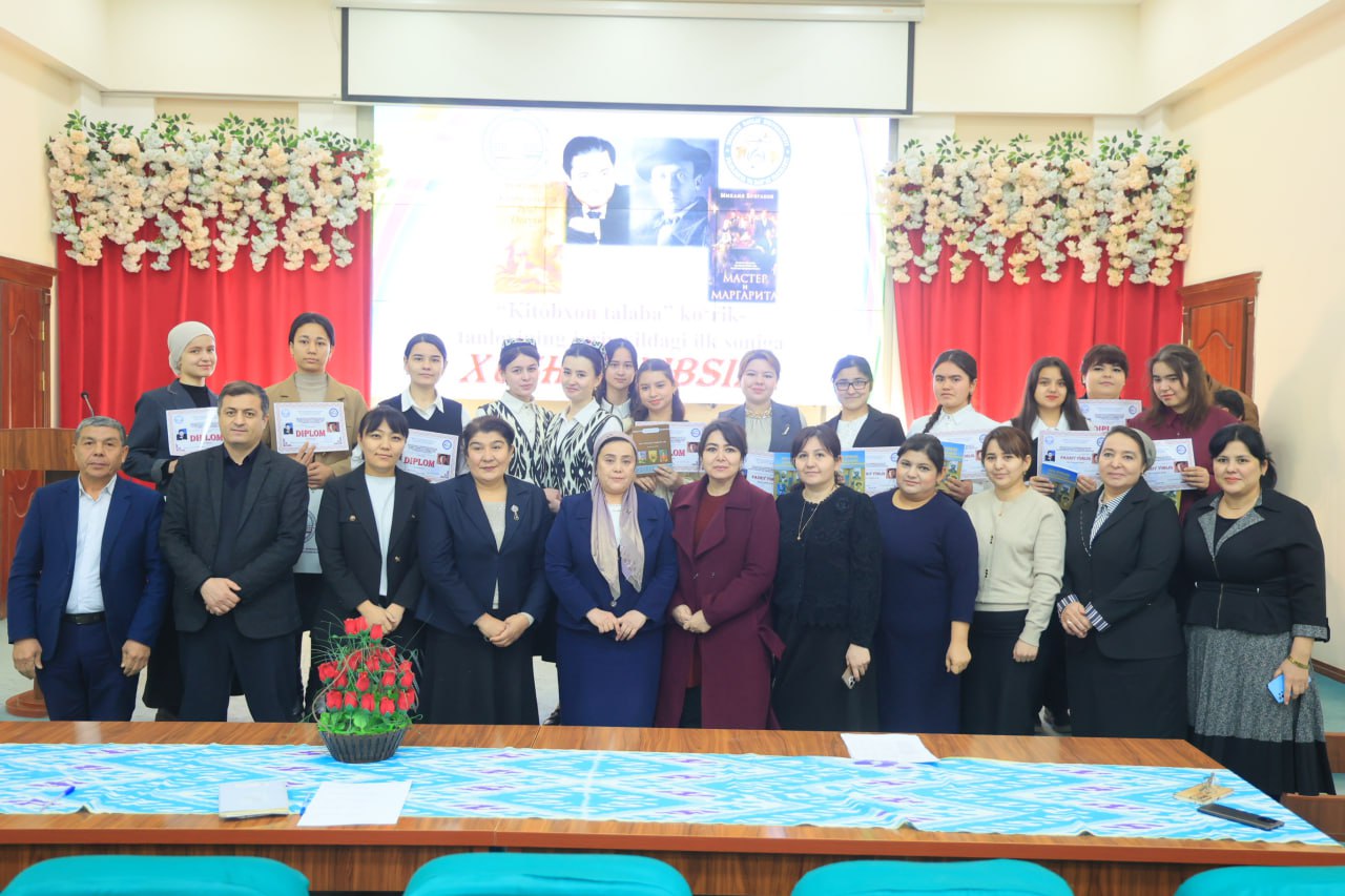 "Kitobxon talaba" ko'rik-tanlovining navbatdagi soni o'tkazildi.