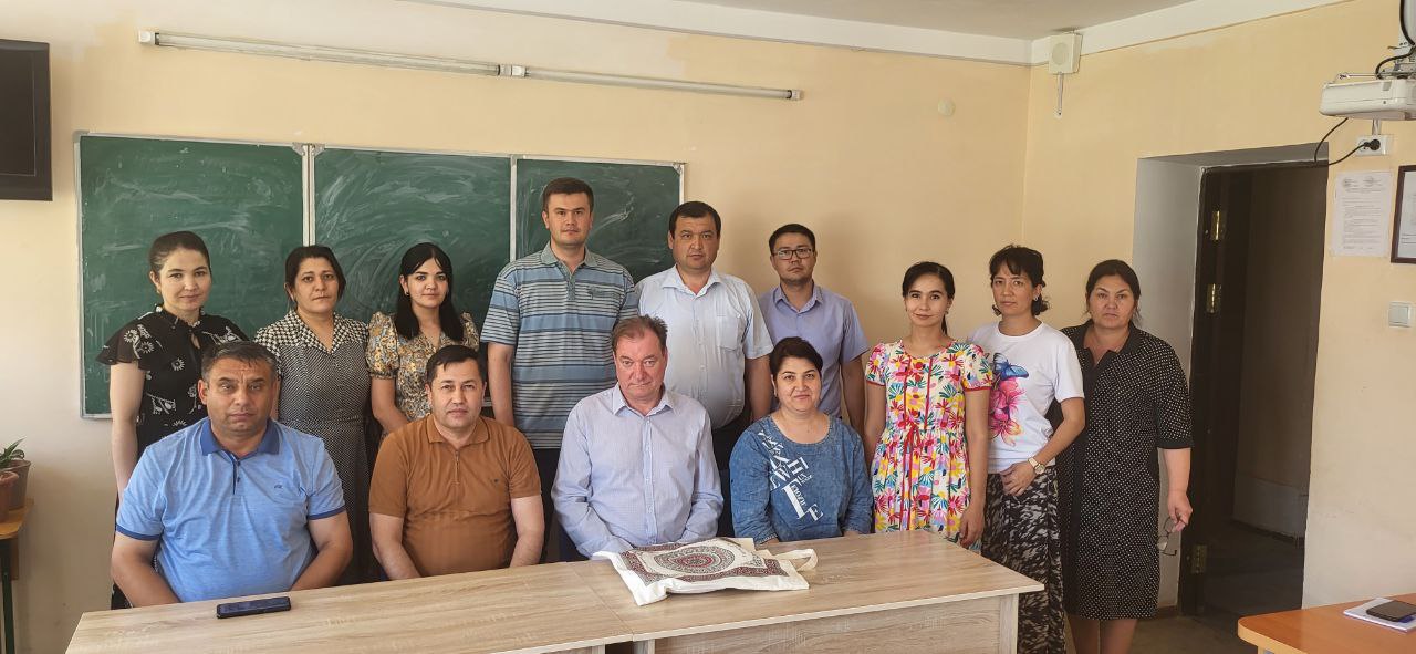 Professor Gorazd Drevensek's meeting with professors of the department