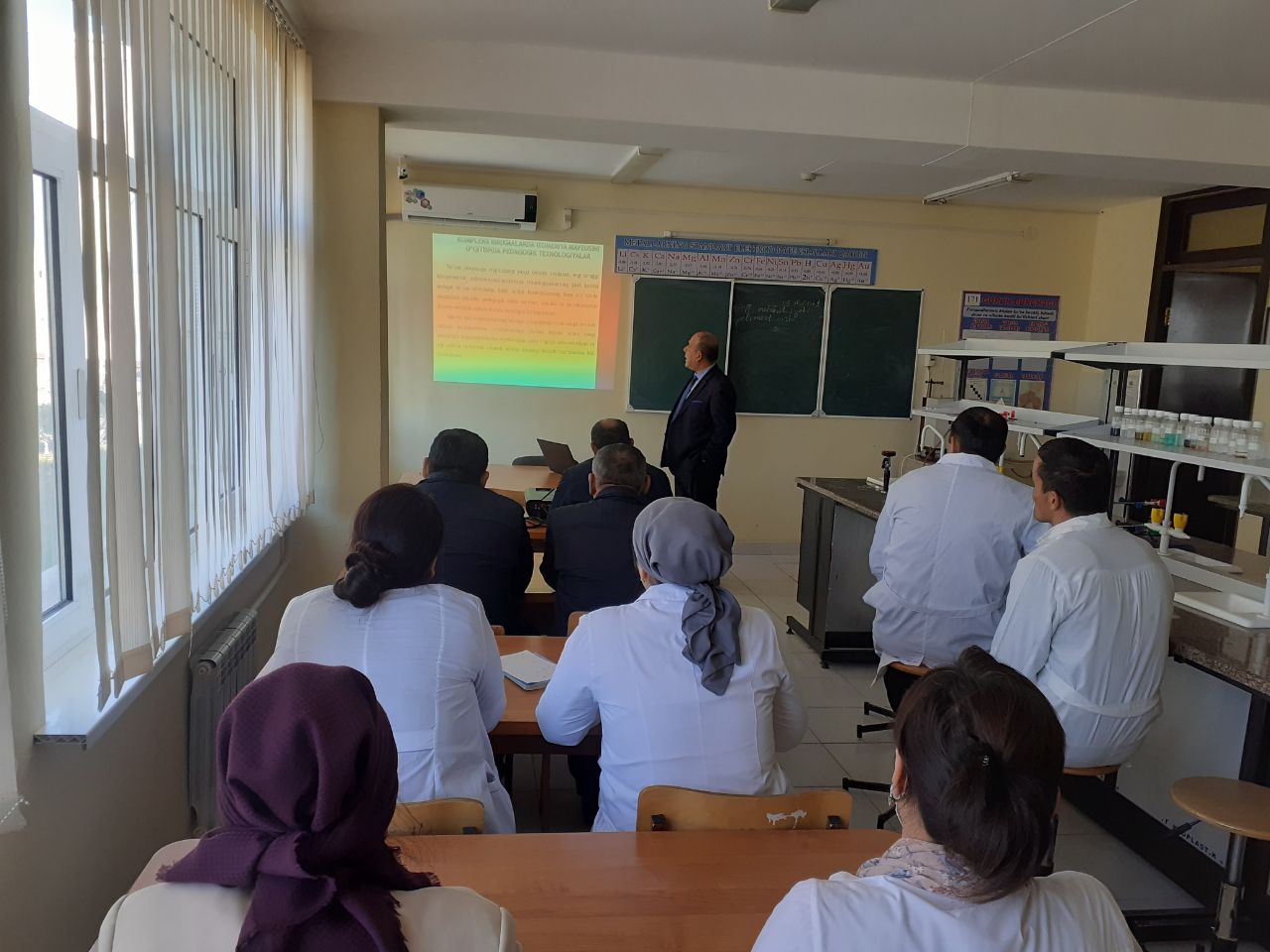 A scientific-methodical seminar of the teacher of the Department of Chemistry Azizjanov Khushnud Maksudovich on 
